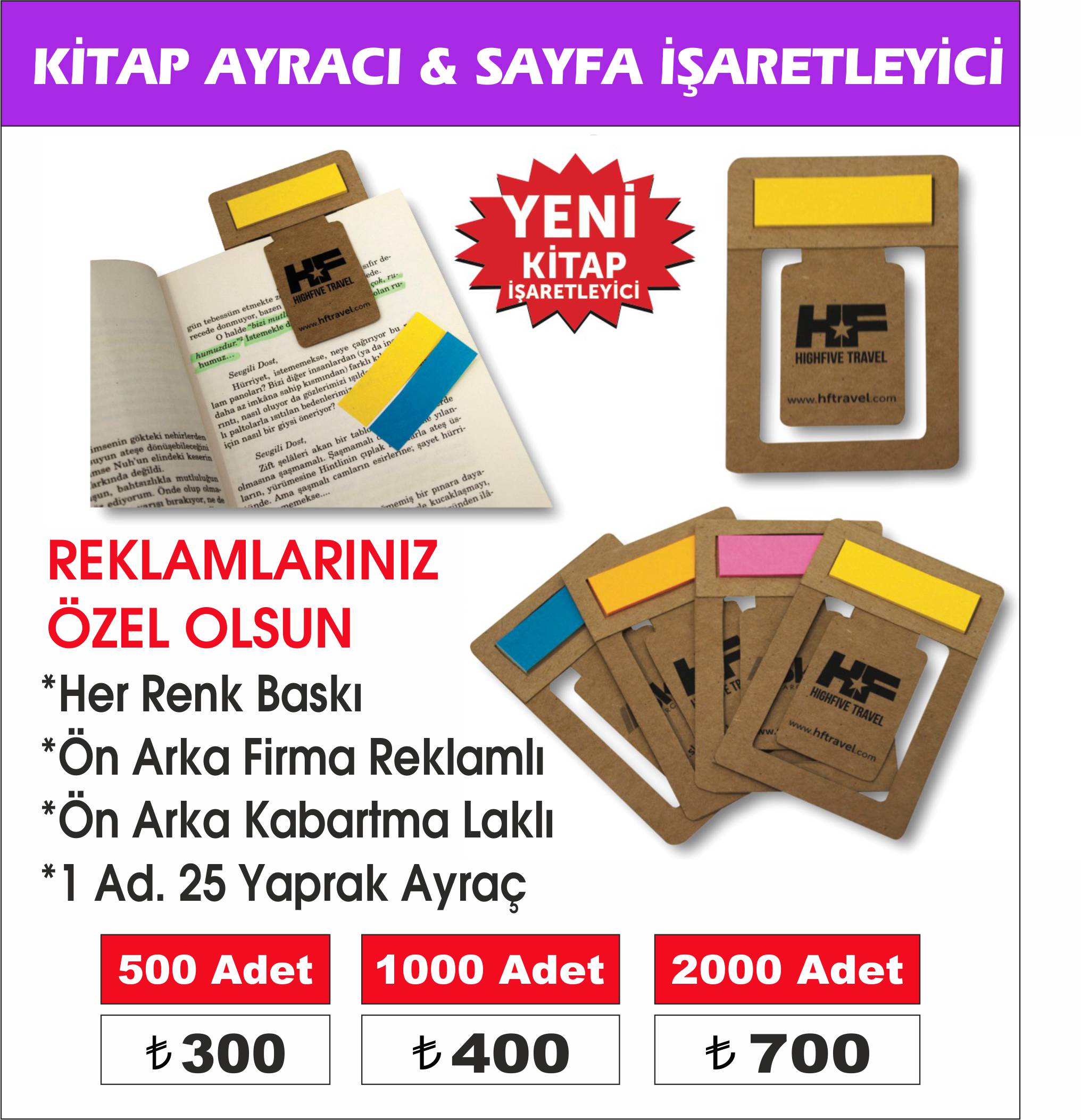 KİTAP AYRACI ve İŞARETLEYİCİ