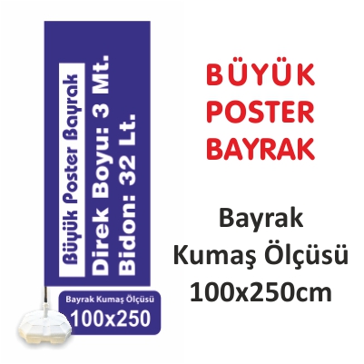 BÜYÜK POSTER BAYRAK