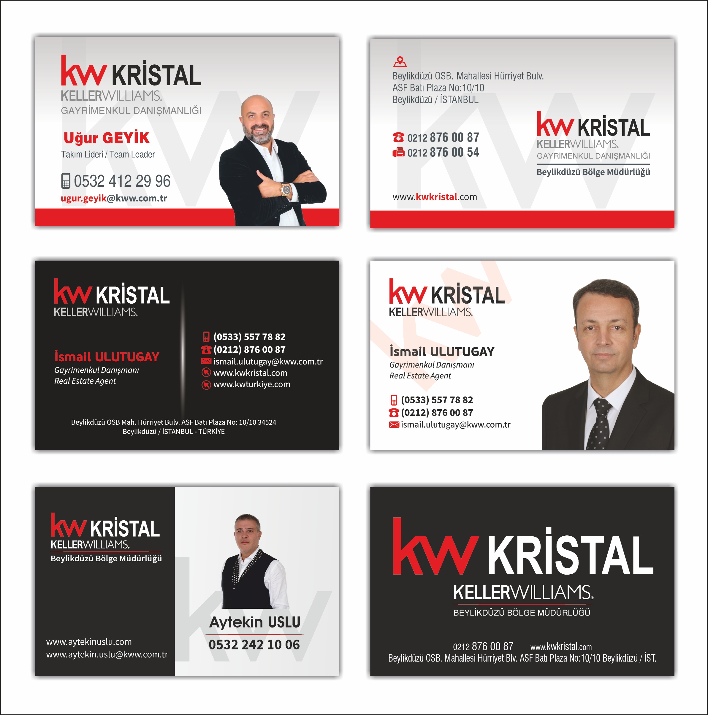 KW KELLER WILLIAMS KARTVİZİT ÇİFT YÖN MAT SELEFONLU 1000 ADET