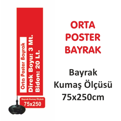 ORTA POSTER BAYRAK