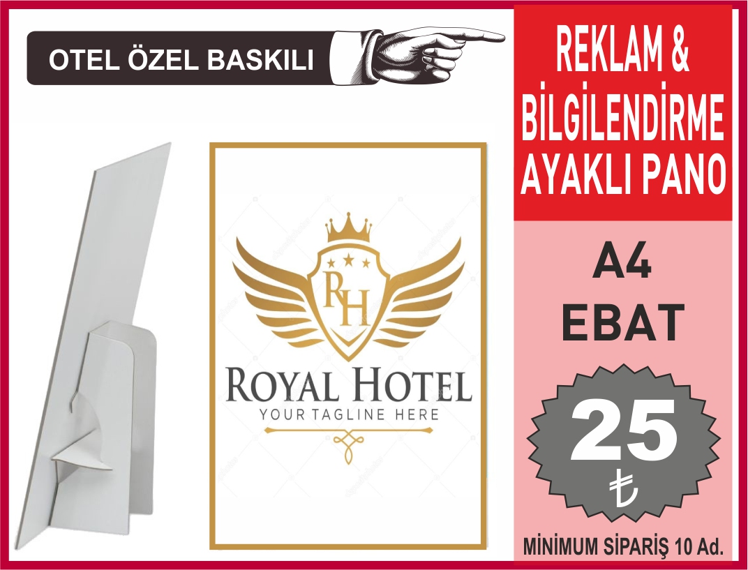 ODA BİLGİLENDİRME ve REKLAM PANOSU A4 EBAT